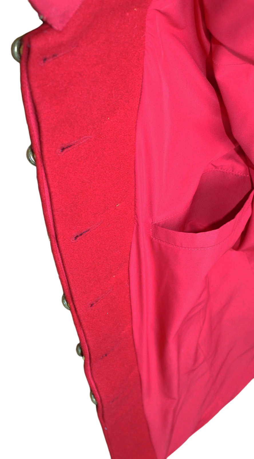 Ceremoniële Jas Rood met Goud Passement