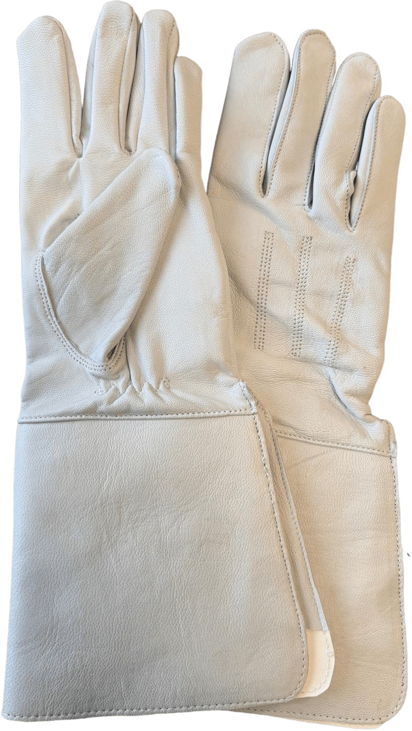 Lederen kaphandschoenen met zijsplit – ceremonieel & uniform - InDef