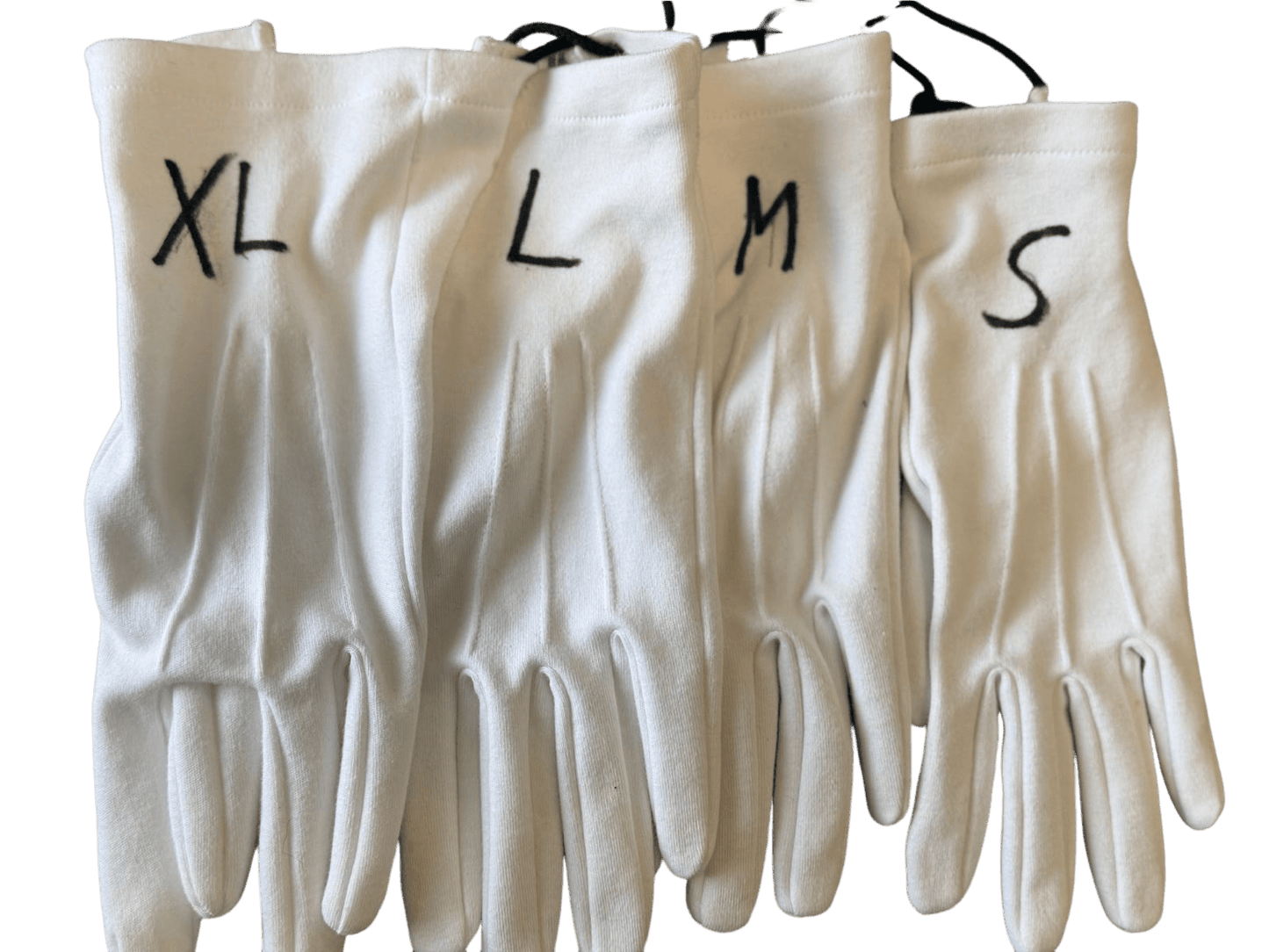 Witte Ceremoniële Handschoenen (katoen) - InDef